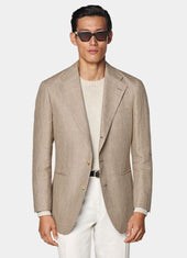 Houndstooth Relaxed Fit Roma Blazer