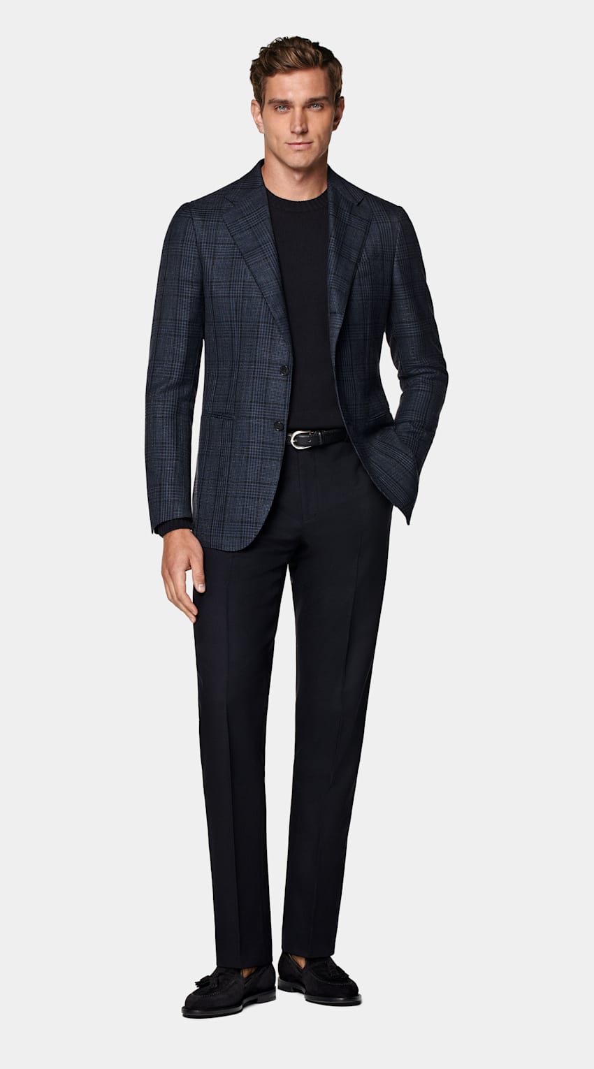 Checked Tailored Fit Havana Blazer