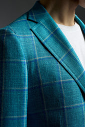 Wool Silk and Linen Capri Blazer