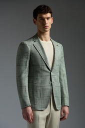 Wool Cotton Silk and Linen Capri Blazer