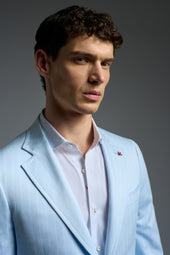 Cotton Linen Capri Blazer