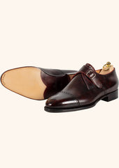 Brogued Captoe Single Monks