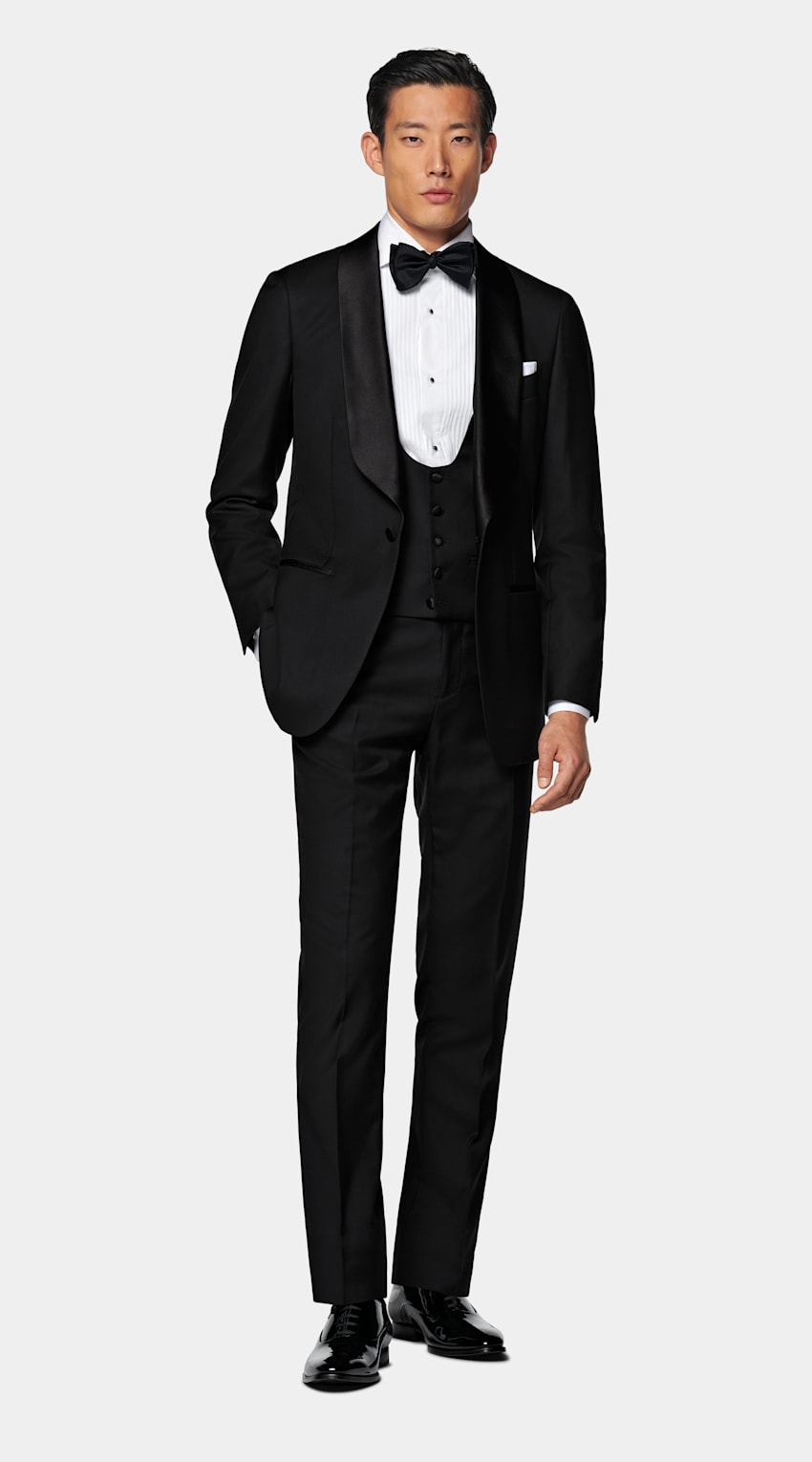 Three Piece Tailored Fit Havana Tuxedo