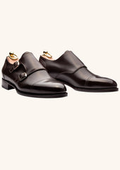 Dark Brown Double Monk Straps