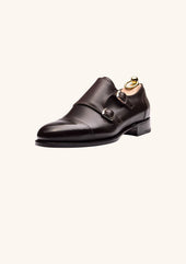 Dark Brown Double Monk Straps