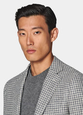 Houndstooth Tailored Fit Havana Blazer