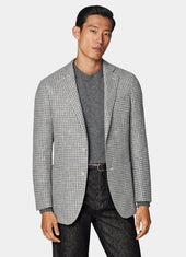 Houndstooth Tailored Fit Havana Blazer