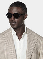 Checked Relaxed Fit Roma Blazer