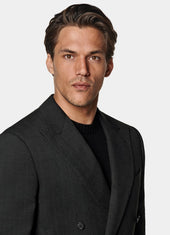 Herringbone Tailored Fit Milano Blazer