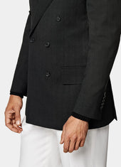 Herringbone Tailored Fit Milano Blazer