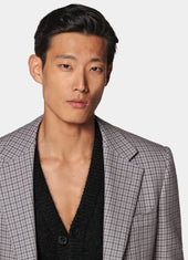 Checked Tailored Fit Milano Blazer
