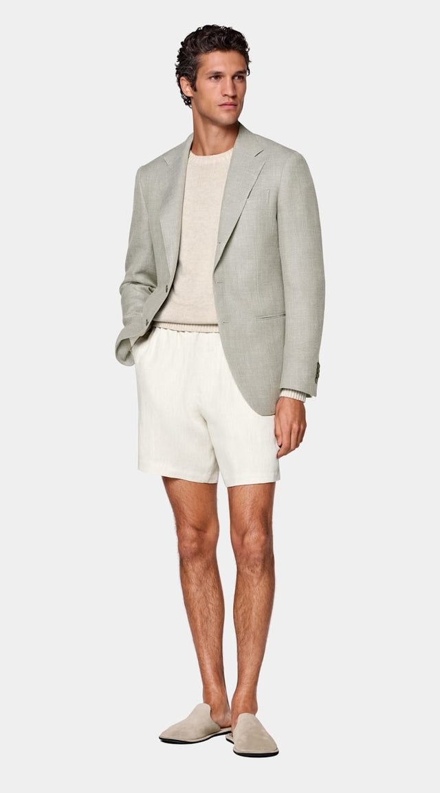 Mid Green Tailored Fit Havana Blazer