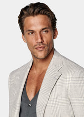 Checked Relaxed Fit Roma Blazer