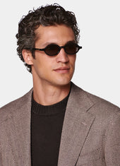 Herringbone Relaxed Fit Roma Blazer