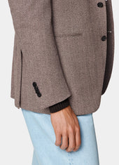 Herringbone Relaxed Fit Roma Blazer