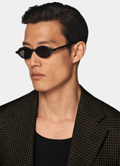 Houndstooth Relaxed Fit Roma Blazer