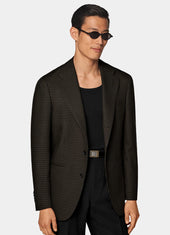 Houndstooth Relaxed Fit Roma Blazer