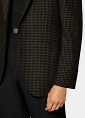 Houndstooth Relaxed Fit Roma Blazer