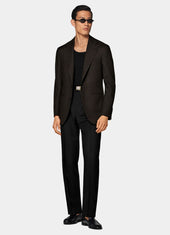 Houndstooth Relaxed Fit Roma Blazer
