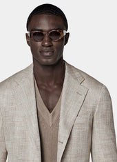Herringbone Relaxed Fit Roma Blazer