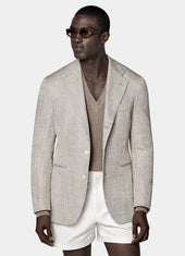 Herringbone Relaxed Fit Roma Blazer
