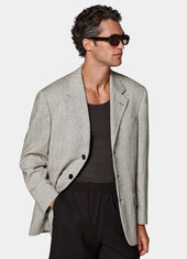 Herringbone Relaxed Fit Brera Blazer