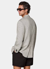 Herringbone Relaxed Fit Brera Blazer