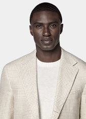 Checked Relaxed Fit Roma Blazer