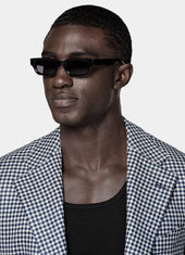 Houndstooth Relaxed Fit Roma Blazer