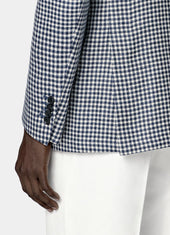 Houndstooth Relaxed Fit Roma Blazer