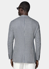 Houndstooth Relaxed Fit Roma Blazer