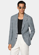 Checked Relaxed Fit Roma Blazer