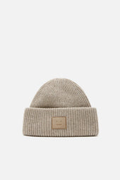 Ribbed Face Logo Beanie