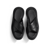 J.M. Weston x sacai Mule [Men Black soft calfskin]