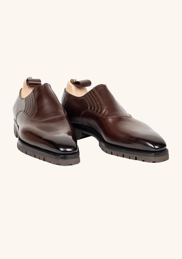 Dark Brown Lazy Man Oxford