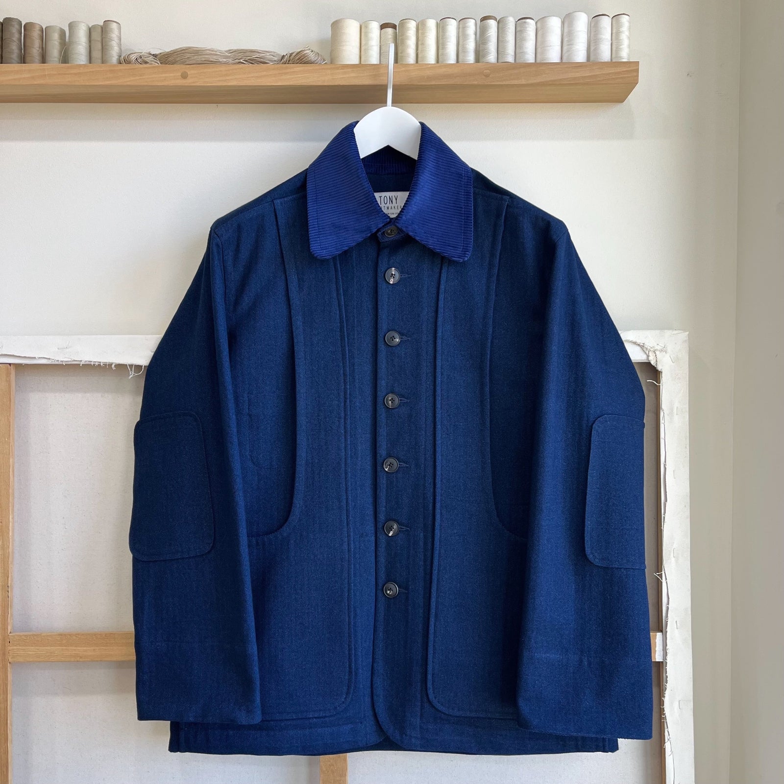 Cotton Herringbone Twill Field Jacket