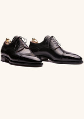 Black Five Eyelet Derbies