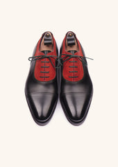 And Red Cap Toe Balmorals