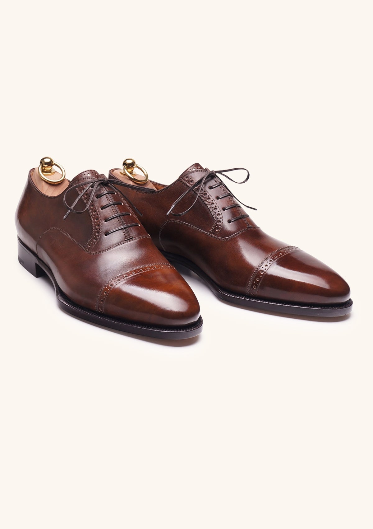 Cap Toe Semi Brogue Oxfords