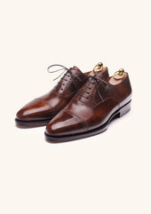Cap Toe Semi Brogue Oxfords