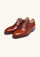 Cap Toe Oxfords In French Box Calf