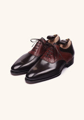 Dark Brown Saddle Oxfords