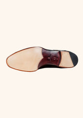Dark Brown Oxford With Shark Saddle