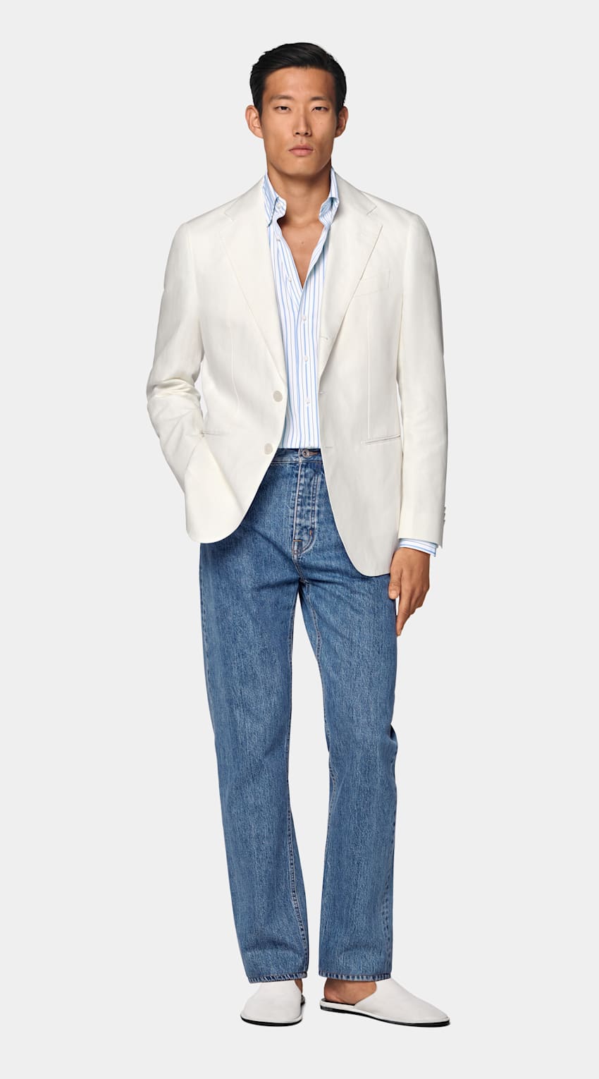 Tailored Fit Havana Suit Jacket