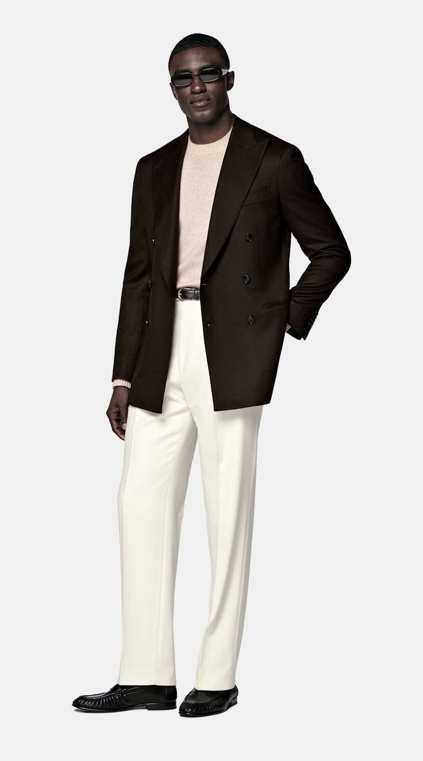 Tailored Fit Havana Suit Jacket