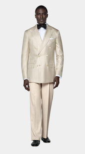 Light Brown Tailored Fit Milano Dinner Jacket