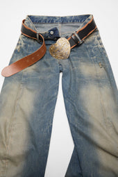 Heart Logo Buckle Belt