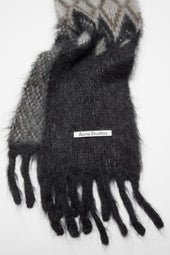 Mohair Scarf With Hood