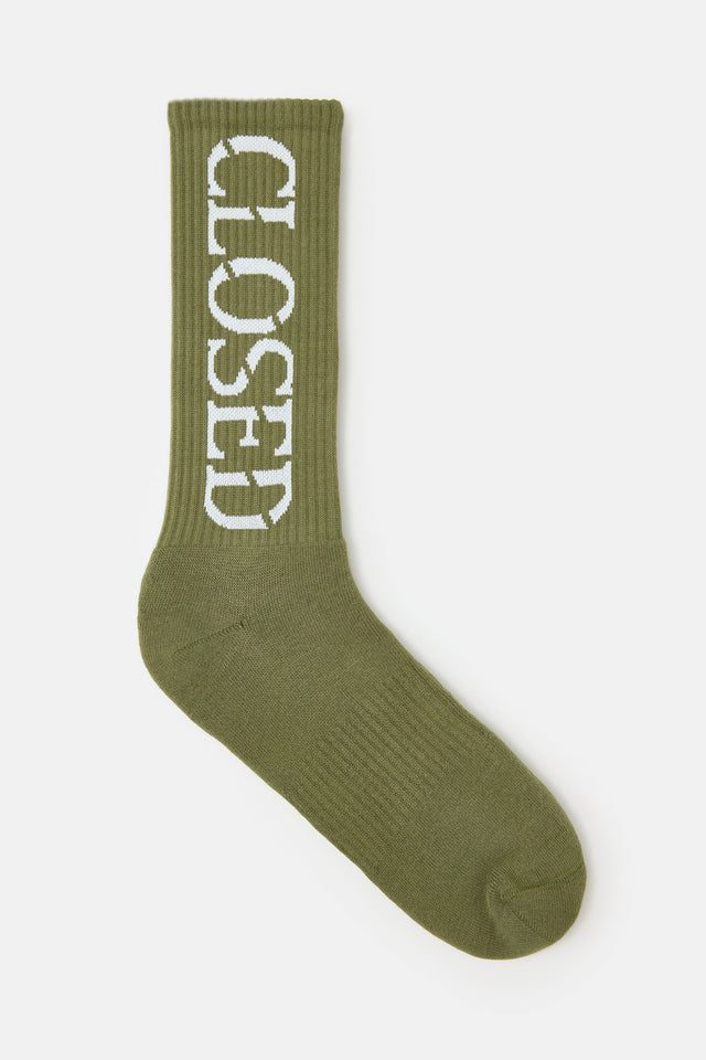 Logo sock made of soft cotton | Closed
