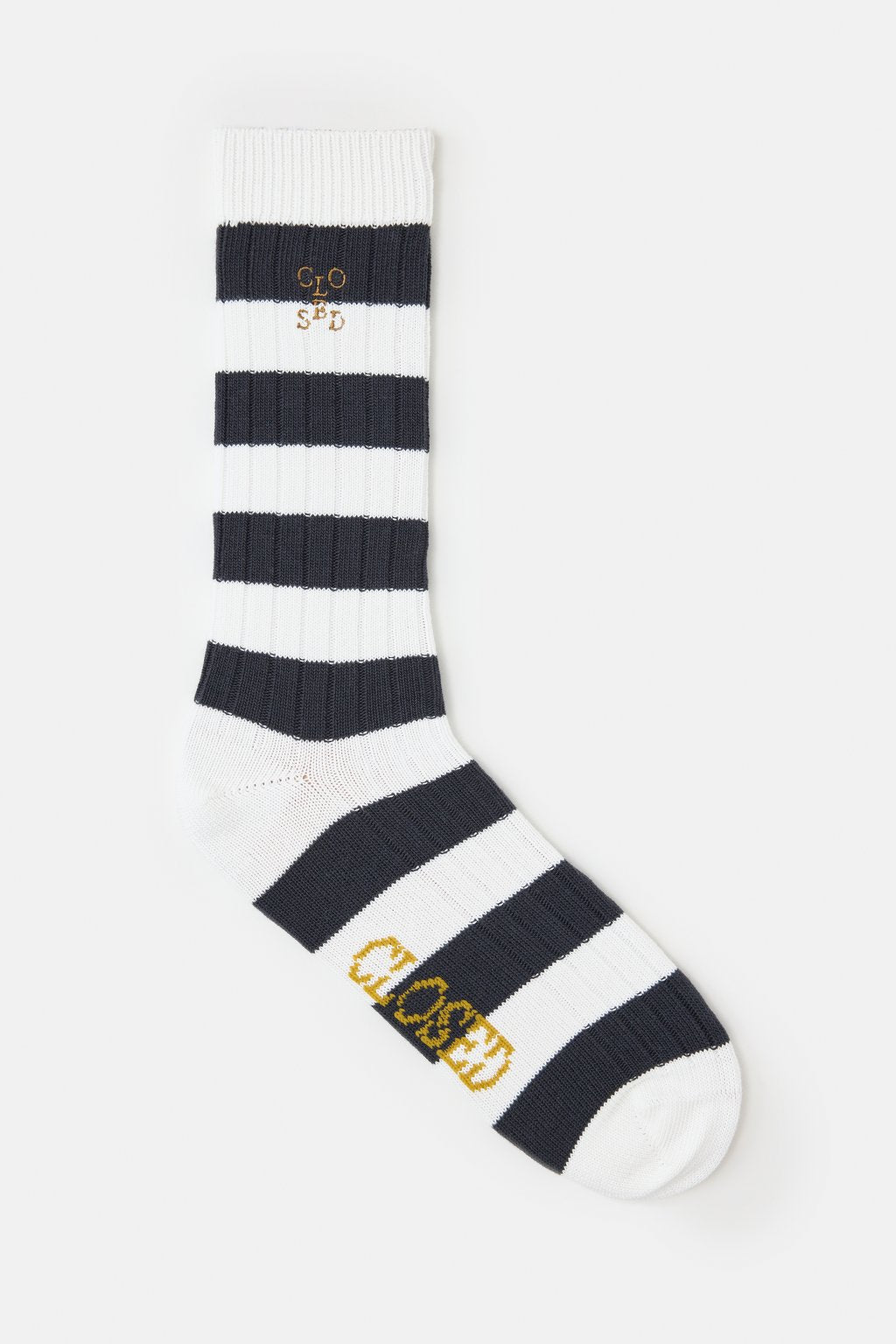 Striped Socks Made Of Organic Cotton Closed